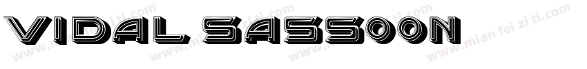 Vidal Sassoon字体转换